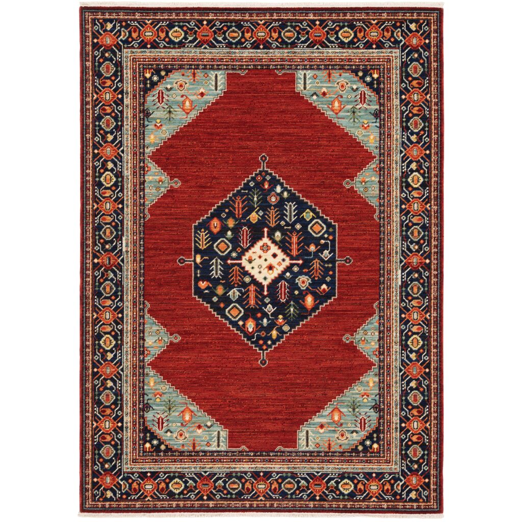 O5503M1 — traditional area rug made in Egypt, at Shah Abbas Rugs in Sarasota